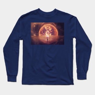 Space teleportation Long Sleeve T-Shirt